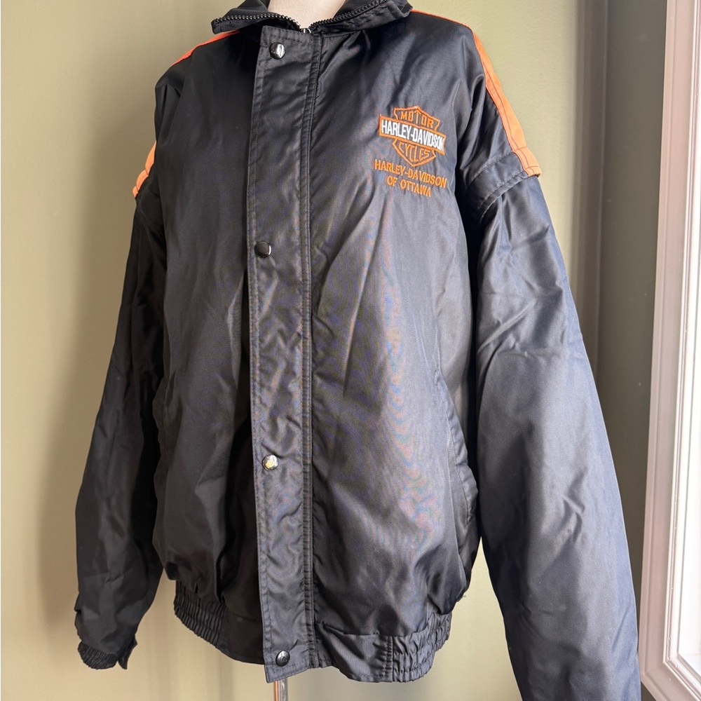 Vintage Ottawa Harley-Davidson Bomber Jacket